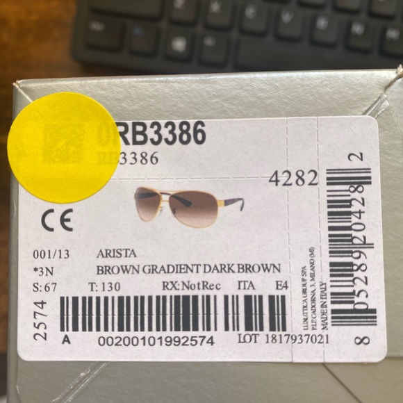 Brown/gold Ray Band sunglasses - Picture 7 of 8